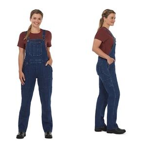 Kerrits Denim Overalls Women’s Sz M Equestrian Workwear NWT